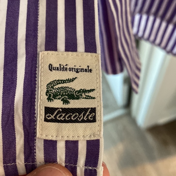 Lacoste mens dress shirt - Picture 3 of 5